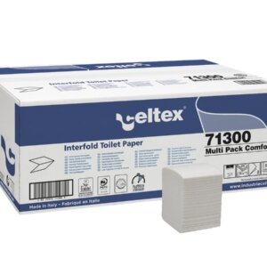 CELTEX Comfort toaletný papier skladaný, 9000 ks
