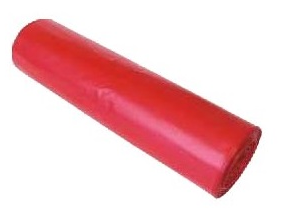 Vrecia na odpad, LDPE, červené, 60L, 40 mikrónov