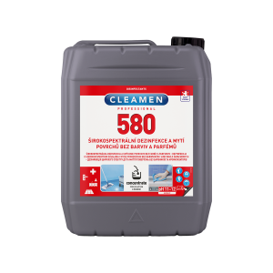CLEAMEN 580 dezinfekcia a umývanie povrchov, 5L