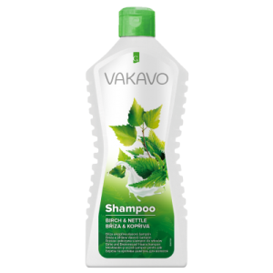 VAKAVO breza a žihľava, šampón, 500ml